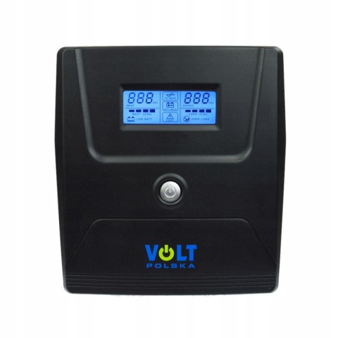 Ups 1000Va/600W Zasilacz Awaryjny 9Ah - Ochrona Dla Komputera I Routera