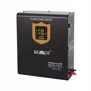 Zasilacz Awaryjny Kemot Prosinus-800W 500W 800Va 12V/230V Czysta Sinusoida
