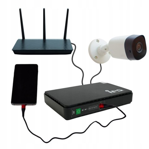 Zasilacz Awaryjny Mini Ups Do Routera Kamery 12V 2A 9V 5V Dc 30W Buforowy
