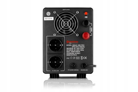 Zasilacz Awaryjny Sinus 1000W 12V Przetwornica Avr, 3-Stopniowa Ładowarka