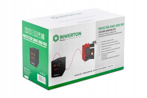 Zasilacz Awaryjny Sinus 1000W 12V Przetwornica Avr, 3-Stopniowa Ładowarka