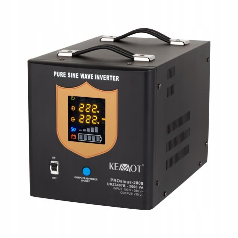 Zasilacz Awaryjny Ups Kemot Prosinus 2000 1200W Czysta Sinusoida 230V Domu
