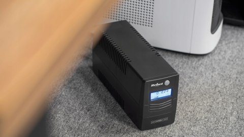 Zasilacz Awaryjny Ups Rebel 1000Va 600W Lcd Usb Rj45 - Ochrona Pc I Danych