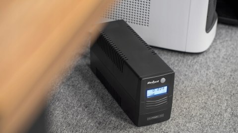 Zasilacz Awaryjny Ups Rebel 1000Va 600W Lcd Usb Rj45 - Ochrona Pc I Danych