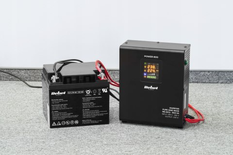 Zasilacz Awaryjny Ups Rebel Power-800 800Va/500W - Czysta Sinusoida, 12V