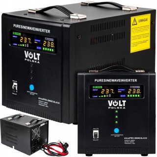 Zasilacz Awaryjny, Volt Polska Sinuspro 2000E 12V/230V Ups 1250W/2000W
