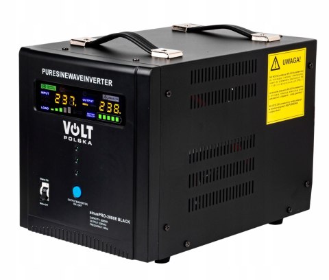 Zasilacz Awaryjny, Volt Polska Sinuspro 2000E 12V/230V Ups 1250W/2000W