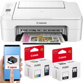 Canon TS3750i - Atramentowa Drukarka 3W1, Wifi, Tusze W Zestawie
