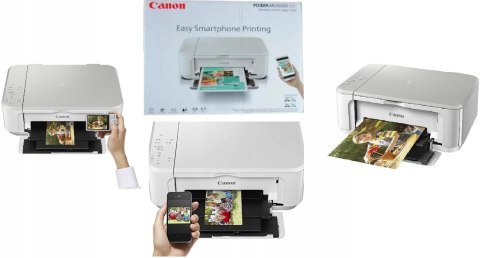Drukarka Canon Mg3650s Biała Wi-Fi A4: Druk, Skan, Kopie, Auto Dwustronny