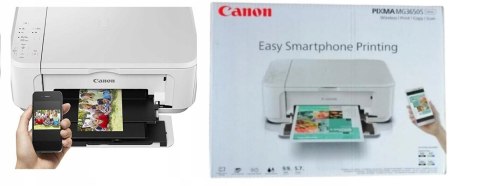 Drukarka Canon Mg3650s Biała Wi-Fi A4: Druk, Skan, Kopie, Auto Dwustronny