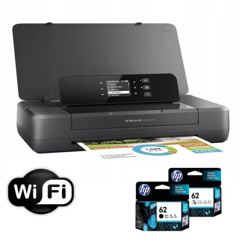 Drukarka Mobilna Hp Officejet 200 + Akumulator, Wi-Fi, Druk Atramentowy