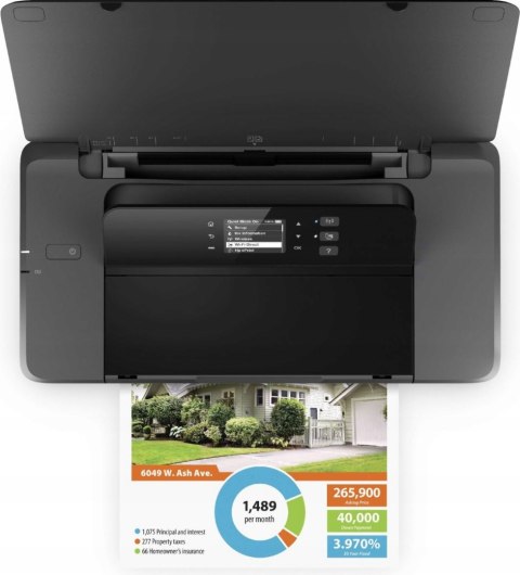Drukarka Mobilna Hp Officejet 200 Cz993a Atramentowa, Wifi, Bateria, Szybki
