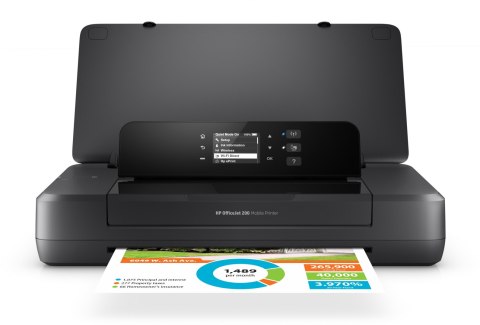 Drukarka Mobilna Hp Officejet 200 Cz993a Atramentowa, Wifi, Bateria, Szybki