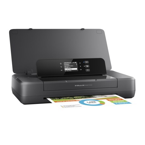 Drukarka Mobilna Hp Officejet 200 Cz993a Atramentowa, Wifi, Bateria, Szybki